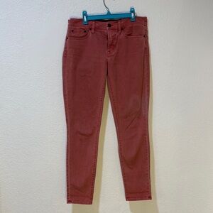 J. Crew stretch Brick Red Jeans